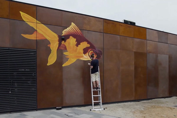 Fresque murale Dubai Canvas_Etien’_Street art Dubai_Mural-Studio