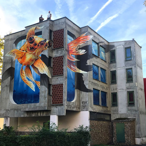 anamorphose_Mural-Studio-le_combattant_Points-de-vue_Bayonne