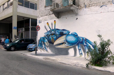 anamorphose-crabe_Mural-Studio