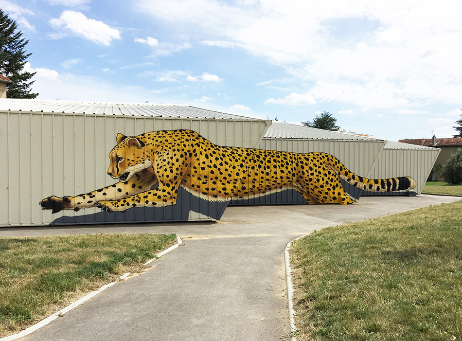 anamorphose_guepard_Mural-Studio