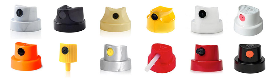 caps bombe de peinture