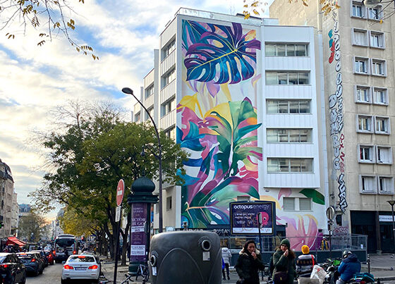 Fresque au cœur de Belleville - Mural Studio