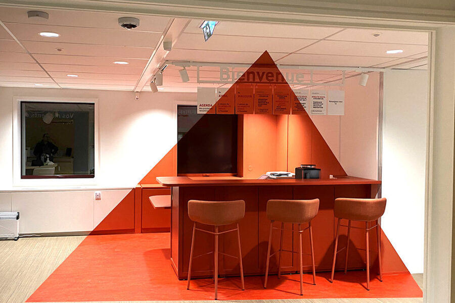 anamorphose en intérieur - mural studio